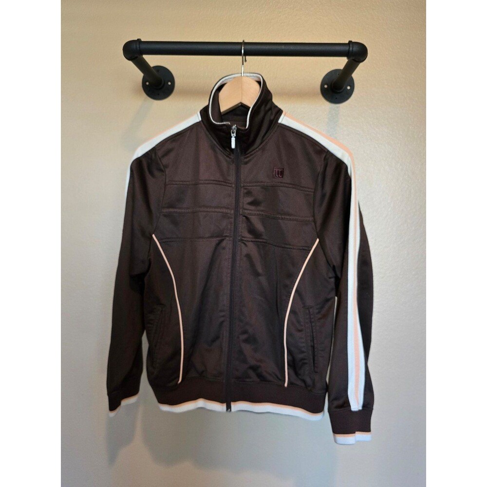 Brown Wilson track jacket size large‎